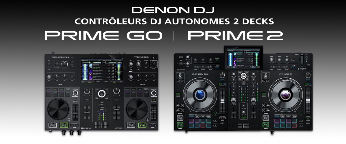 Denon DJ Prime 2 Prime Go banner