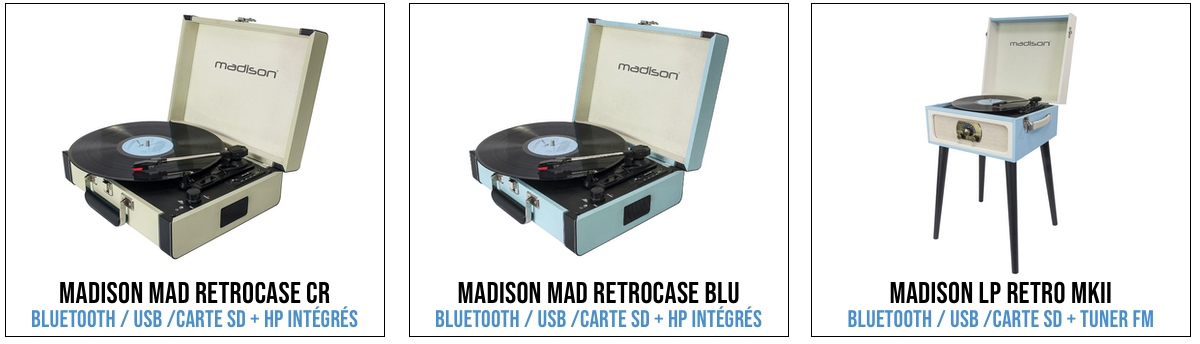 platine vinyle vintage bluetooth