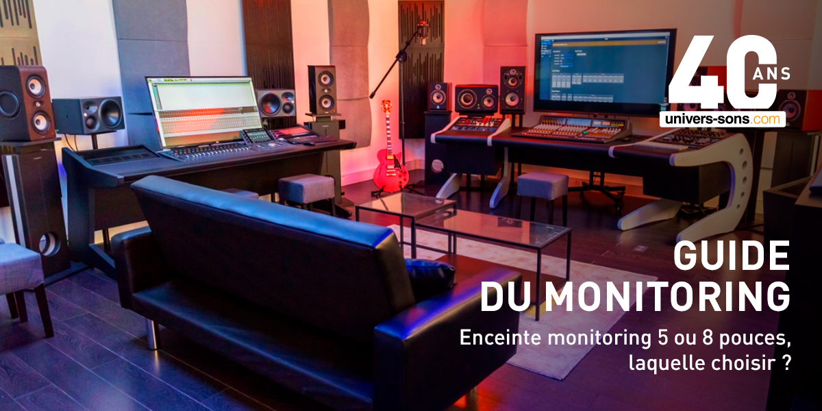Enceinte de monitoring 5 ou 8 pouces