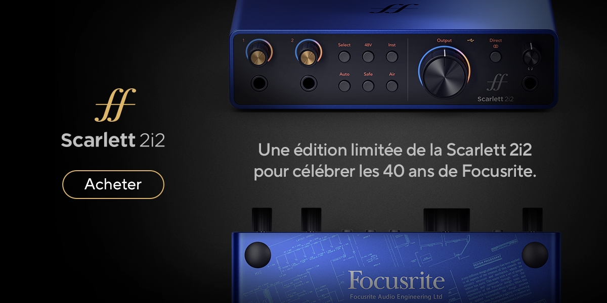 Interface audio Scarlett 2i2 SE