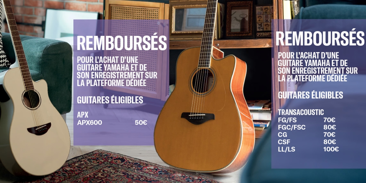 Cash sur les guitares yamaha Cash sur les guitares yamaha