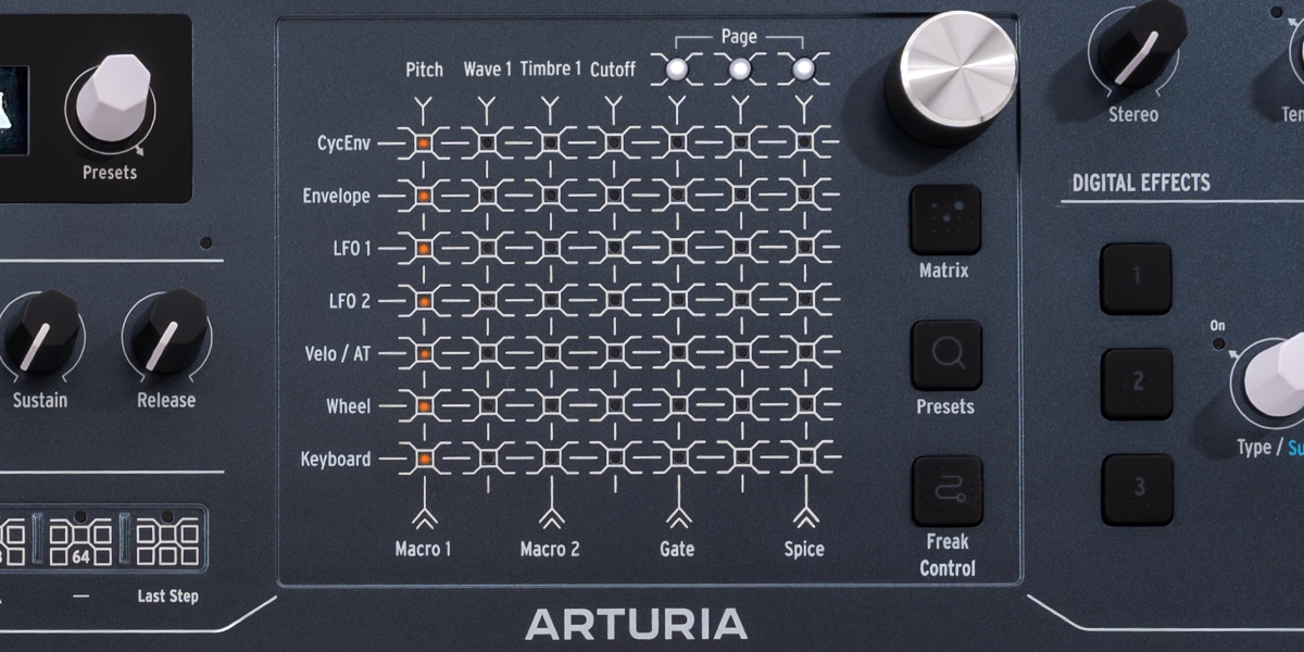 Arturia MiniFreak 49 matrice