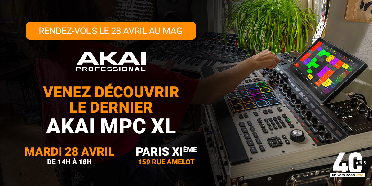 Event AKAI MPC XL a univers sons