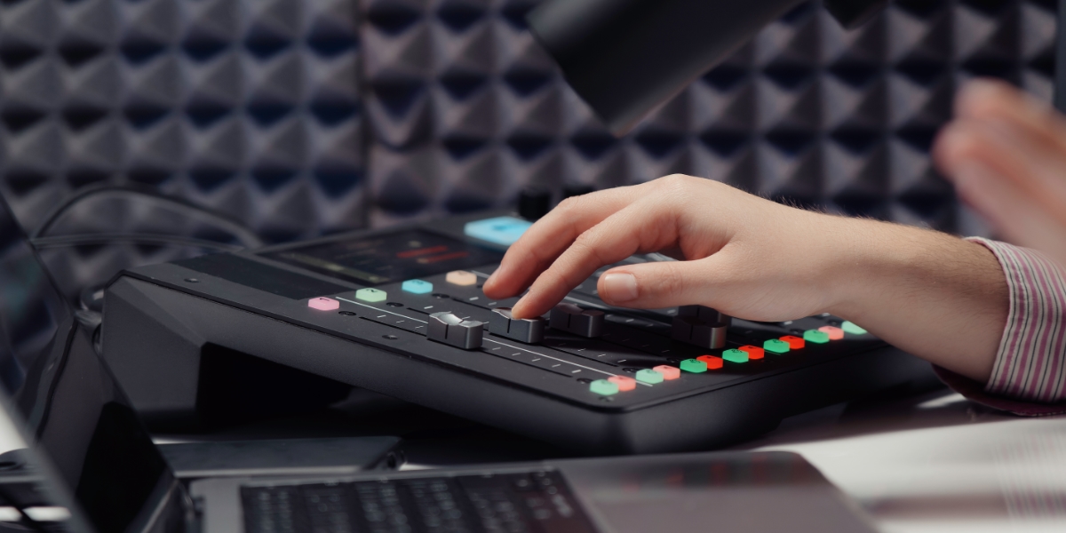 Console de mixage podcast Console de mixage podcast