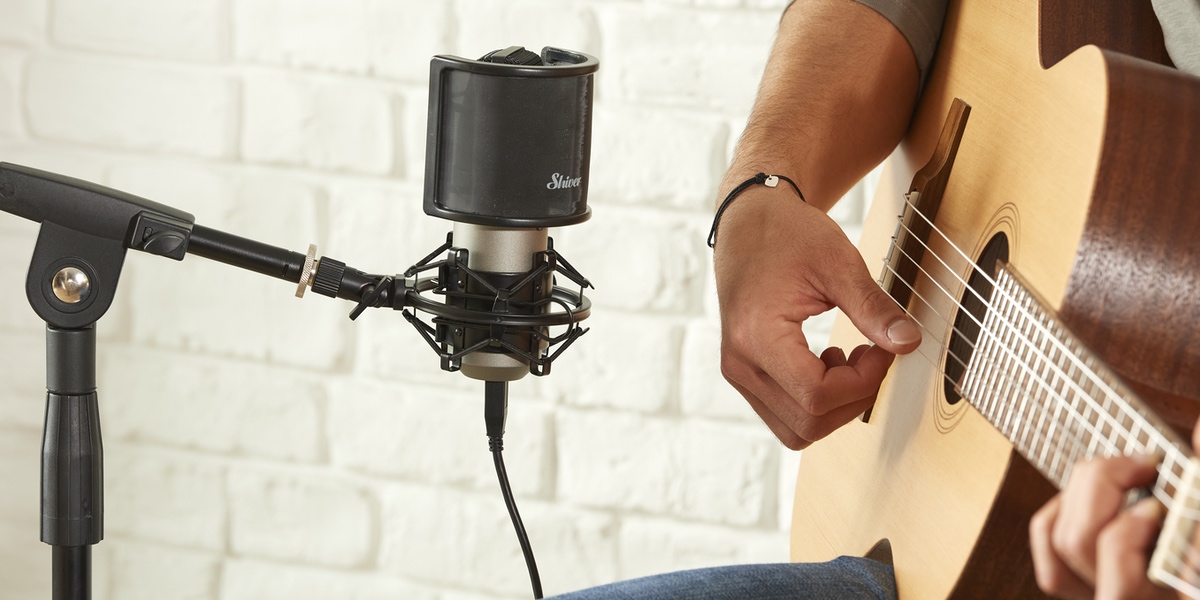 Micro et guitare Shiver