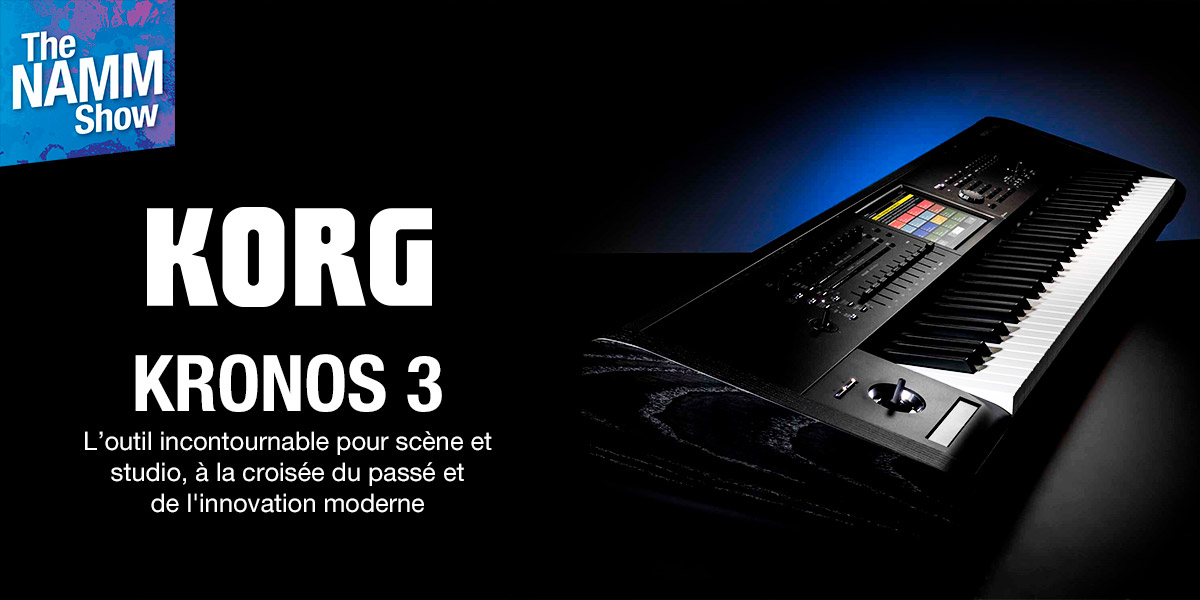 Korg Kronos 3, retour en force du clavier scène - SonoVente.com