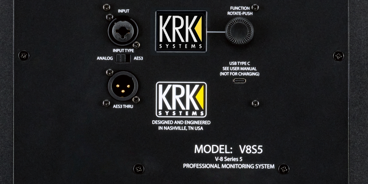 KRK V-SERIES Analogique ou AES3
