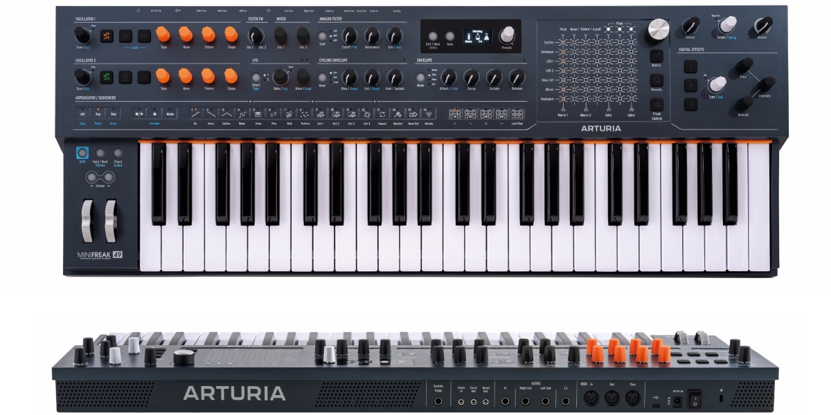 Arturia MiniFreak 49 connectique
