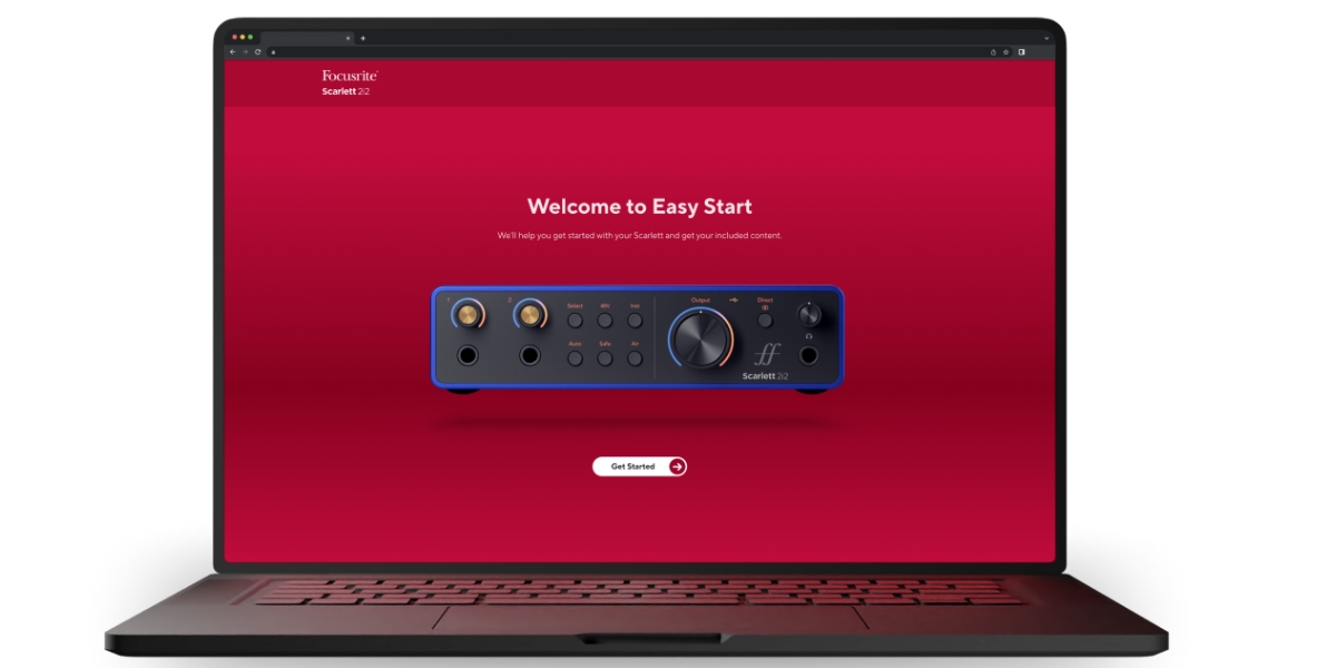 Focusrite 2i2 easy start