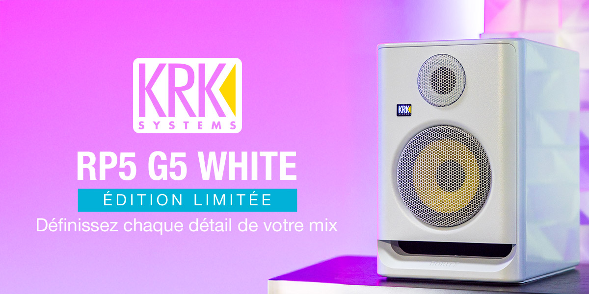 KRK Rokit 5 G5 white KRK Rokit 5 G5 white