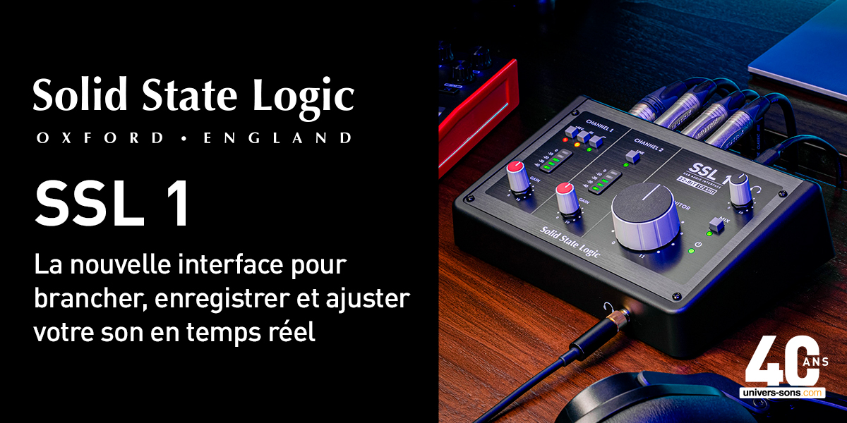Interface audio SSL SSL1 nomade