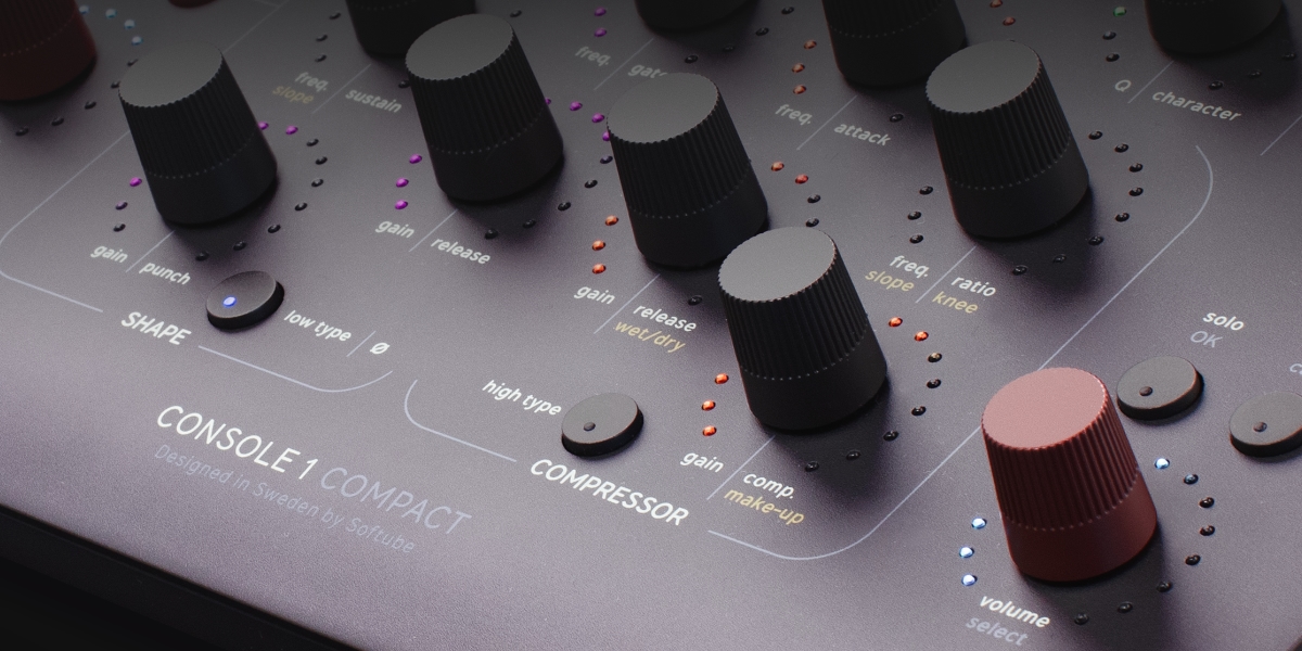 Console 1 Compact potentiometres Softube Console 1 Compact potentiometres