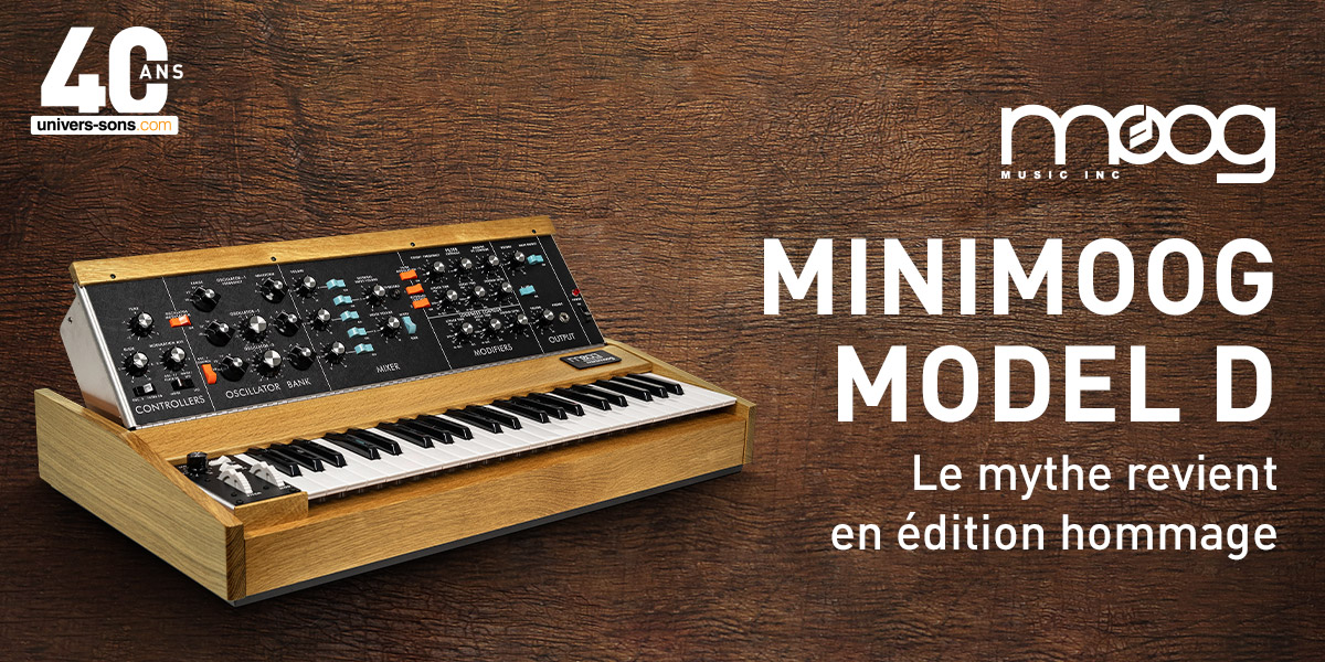 Minimoog Model D Tribute Edition 2026 Avis