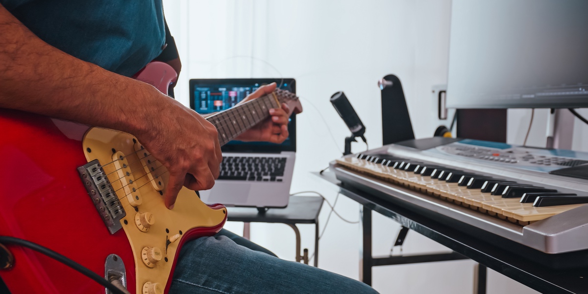 Enregistrement guitare en home studio