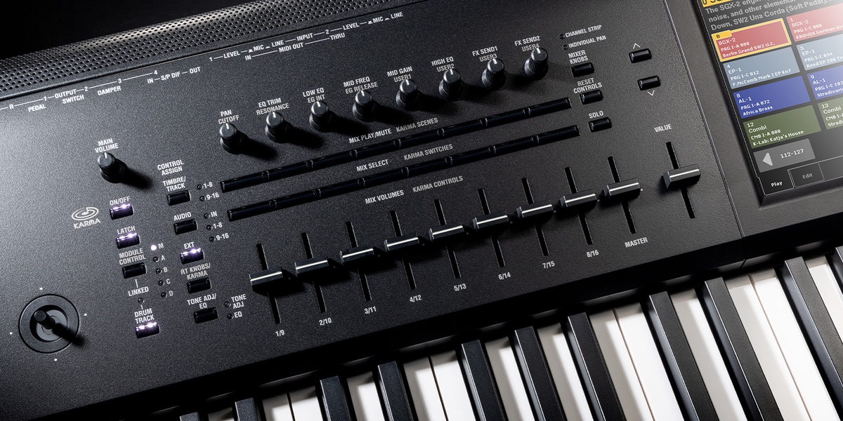 Korg Kronos surface de controle