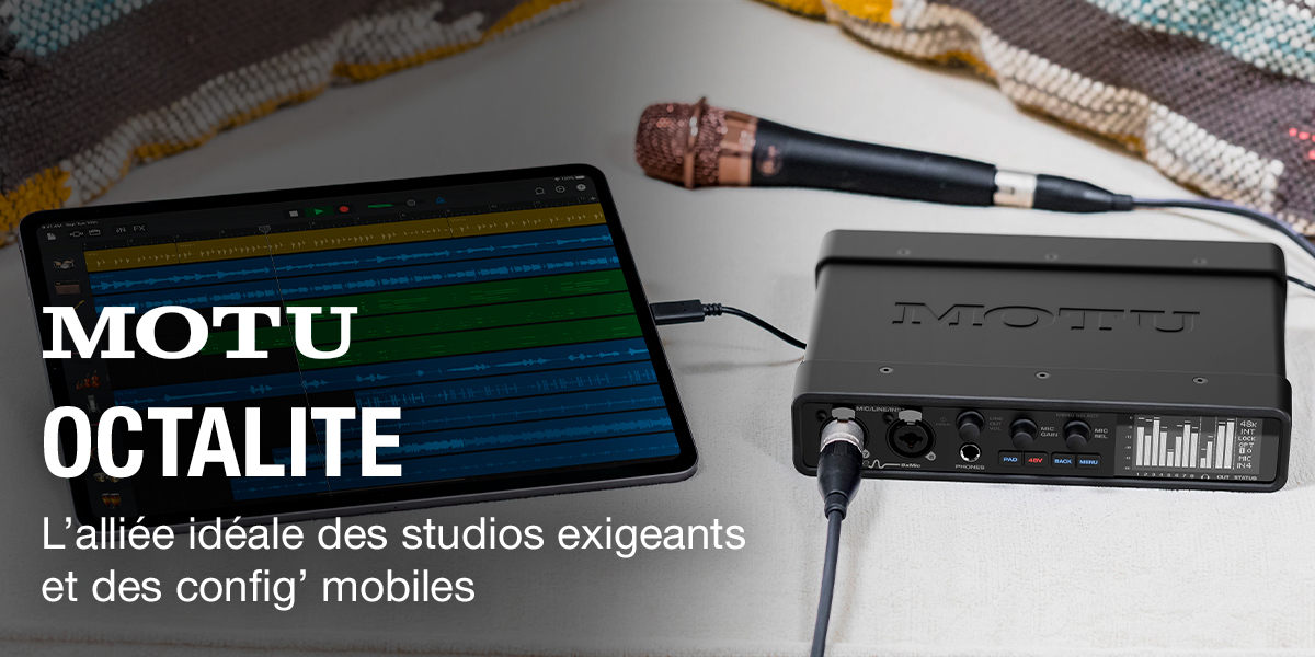 Motu OctaLite carte son USBC