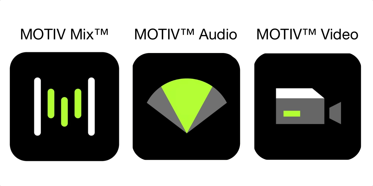 App Shure MOTIV App Shure MOTIV