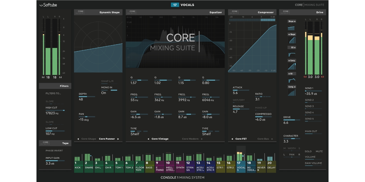 Core Mixing Suite Core Mixing Suite