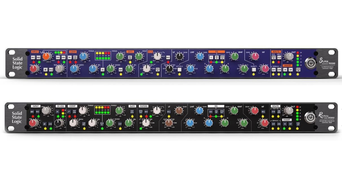 Channel Strips SSL comparatif