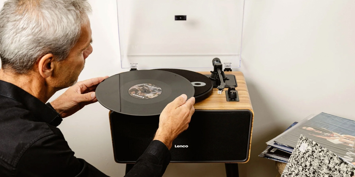 Tourne-disques rétro, Tourne-Disque Portable, Platine Vinyle de Style