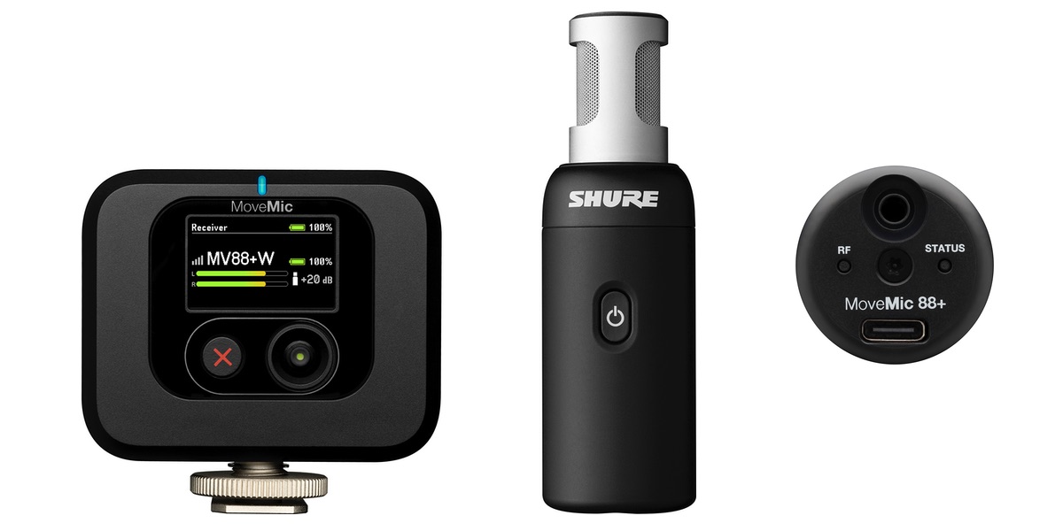 Shure MoveMic 88 Plus kit details