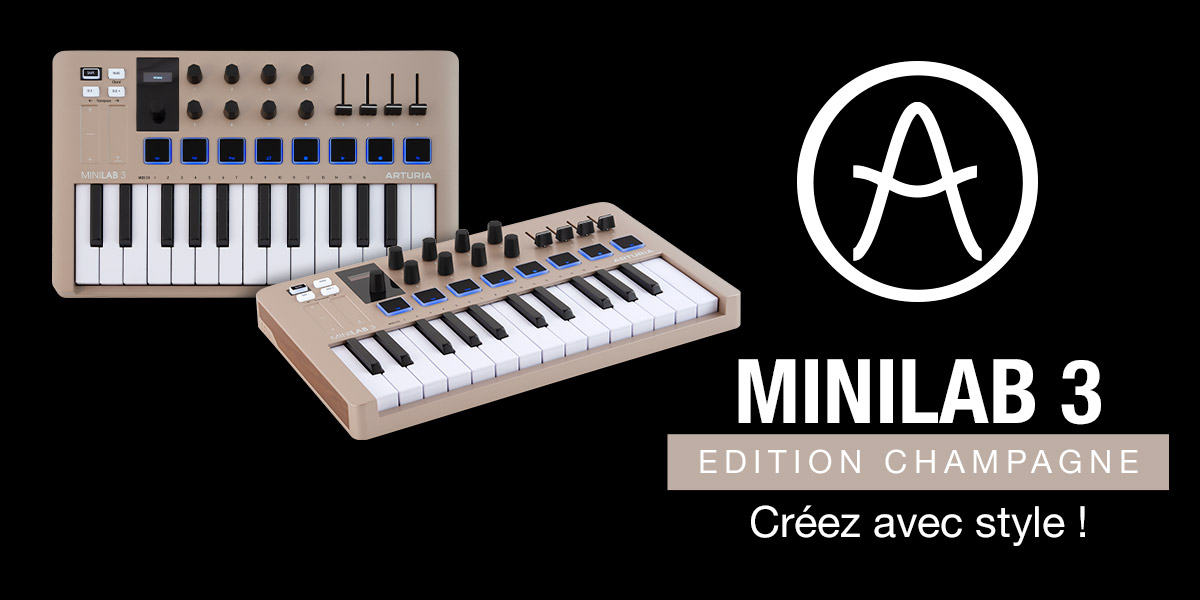 Arturia minilab 3 champagne