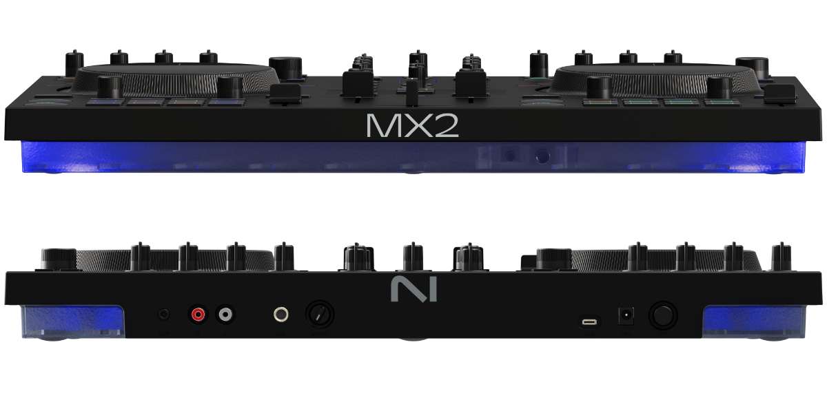 NI Traktor MX2 connectiques