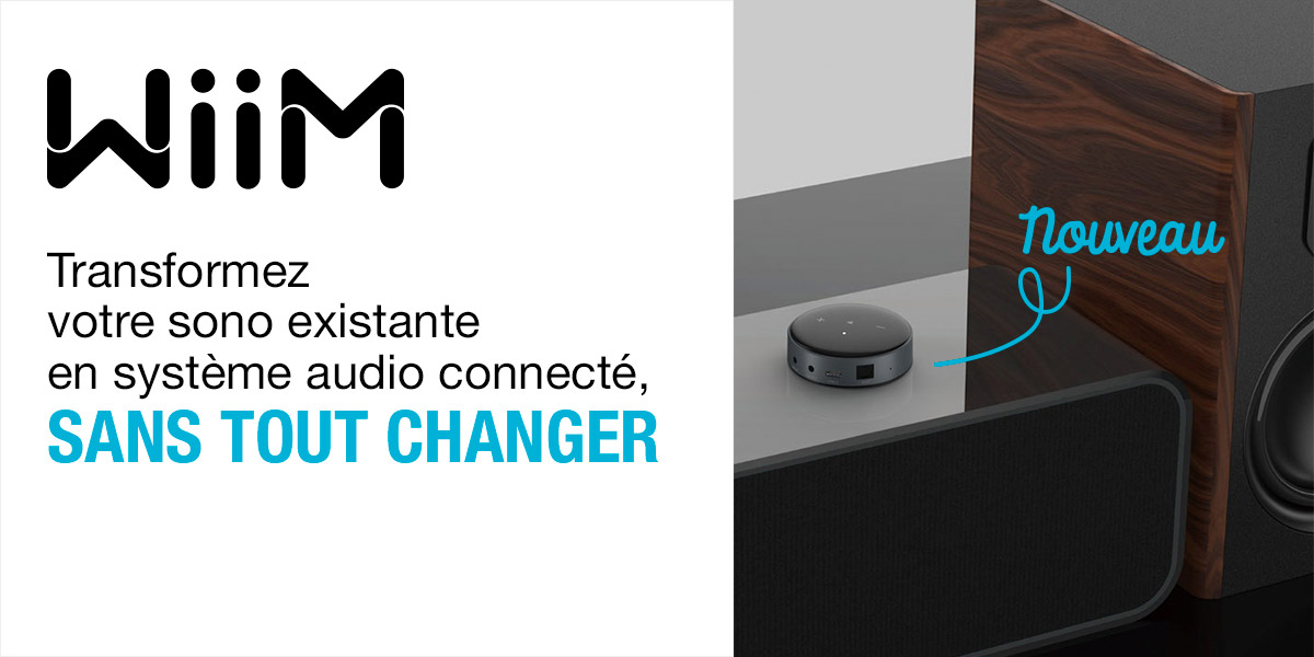 WiiM installation audio connectée