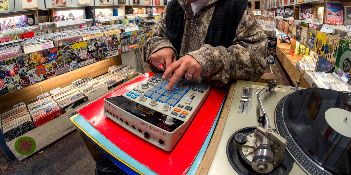 Composition sur Akai MPC Sampl