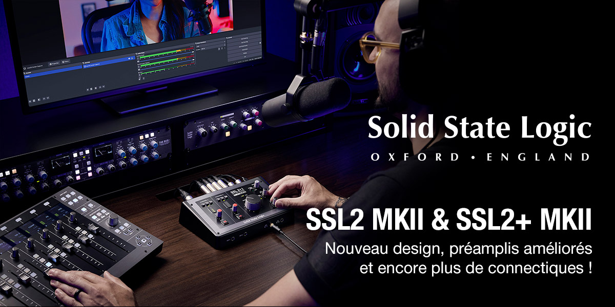 Nouvelles interfaces audio SSL MKII