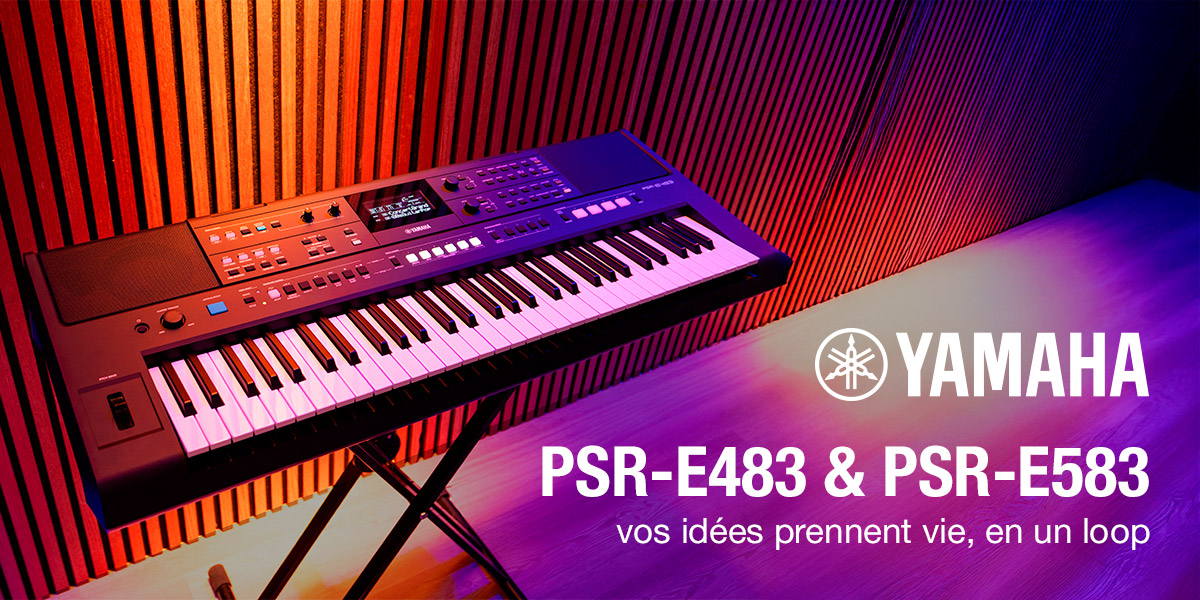 Yamaha PSRE483 et PSRE583