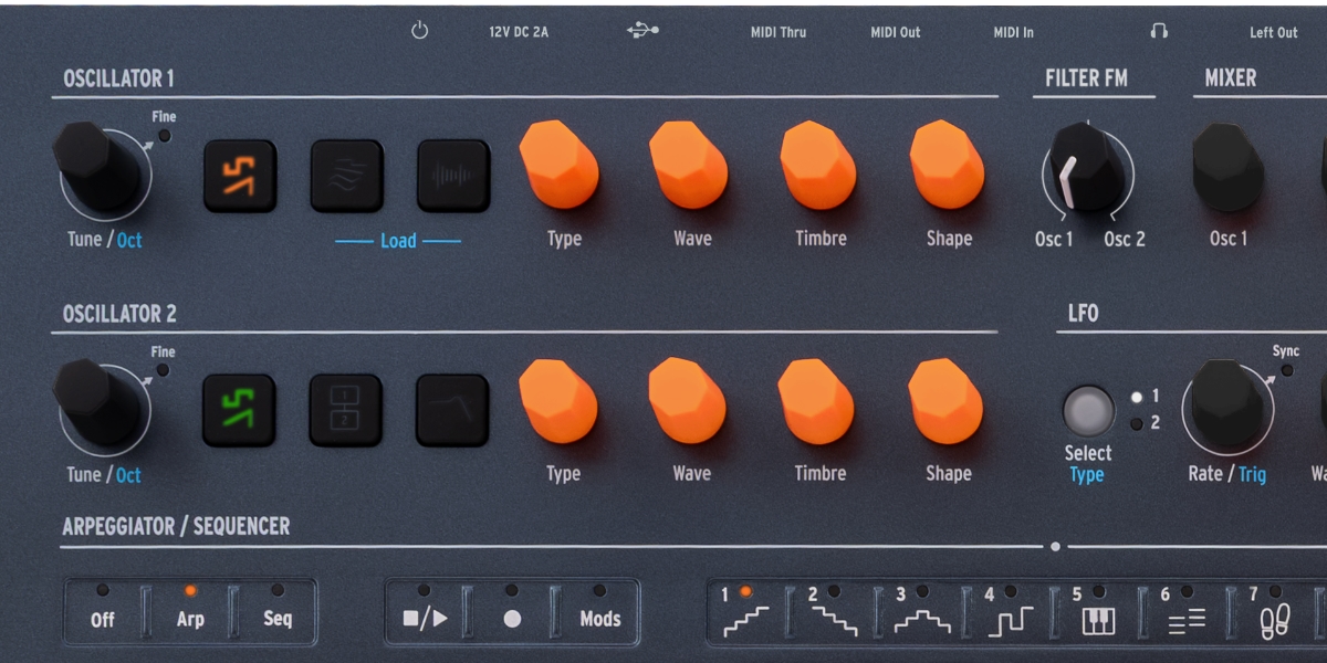 Arturia MiniFreak 49 moteurs