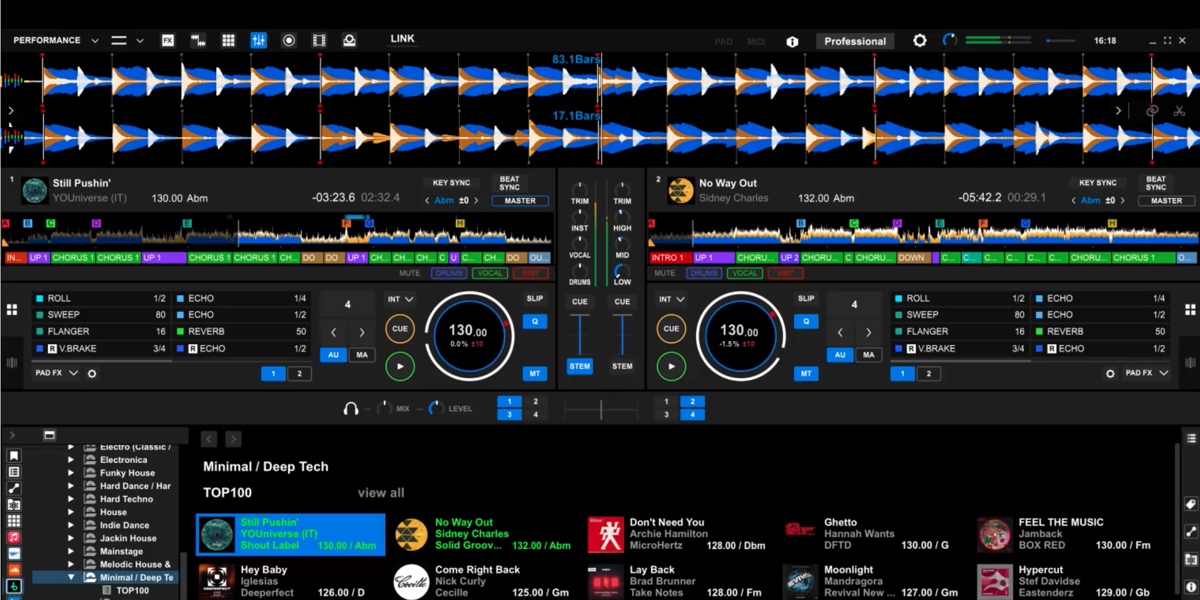 Nouvelle interface rekordbox 7