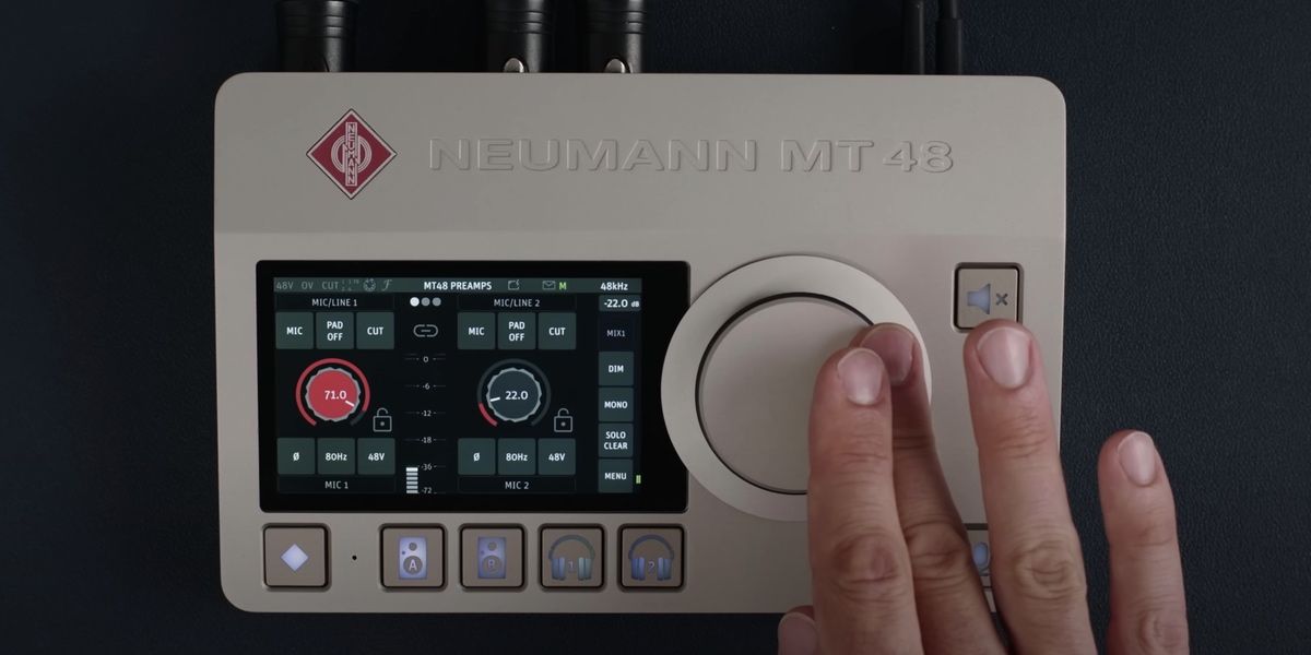 Neumann dévoile sa première interface audio, MT 48 Le lien parfait