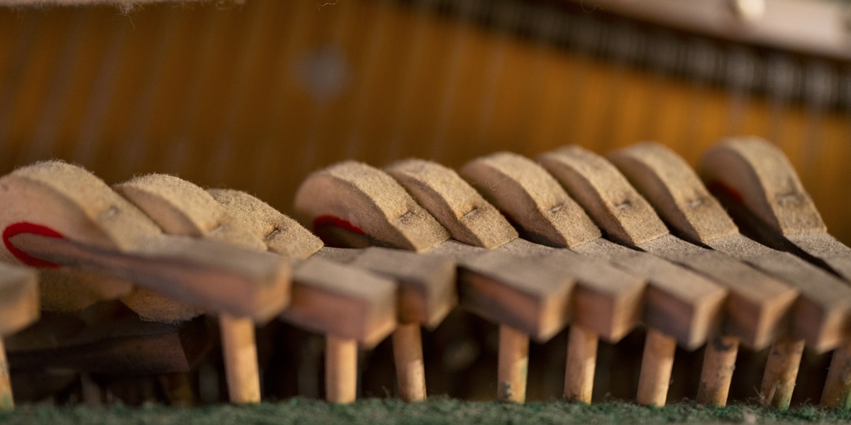 Vieux marteaux de piano acoustique