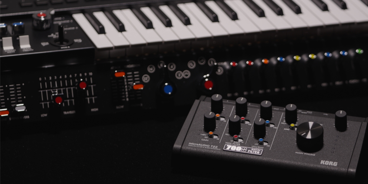 Korg microAudio 722 filtre analog
