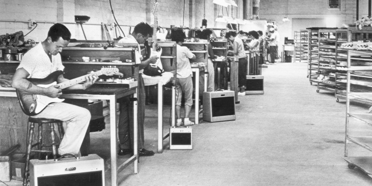 Fender usine annees 1950