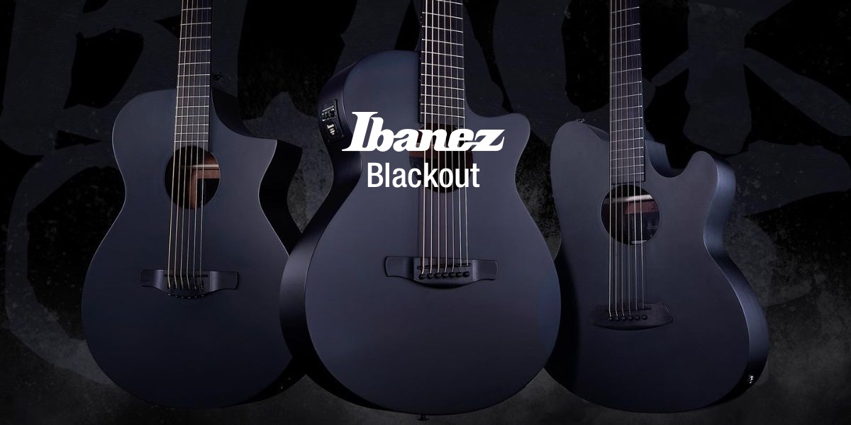 Ibanez blackout guitares