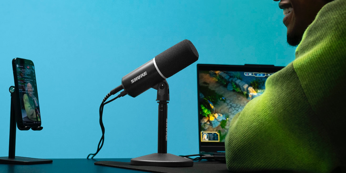 Micro streaming gaming Shure MV6