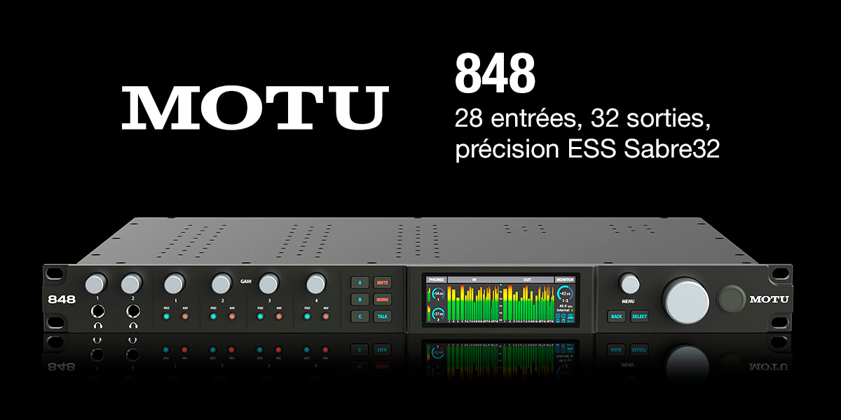 Interface audio Motu 848