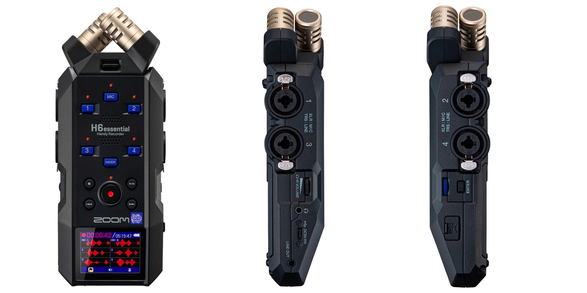 Zoom H6essential vues
