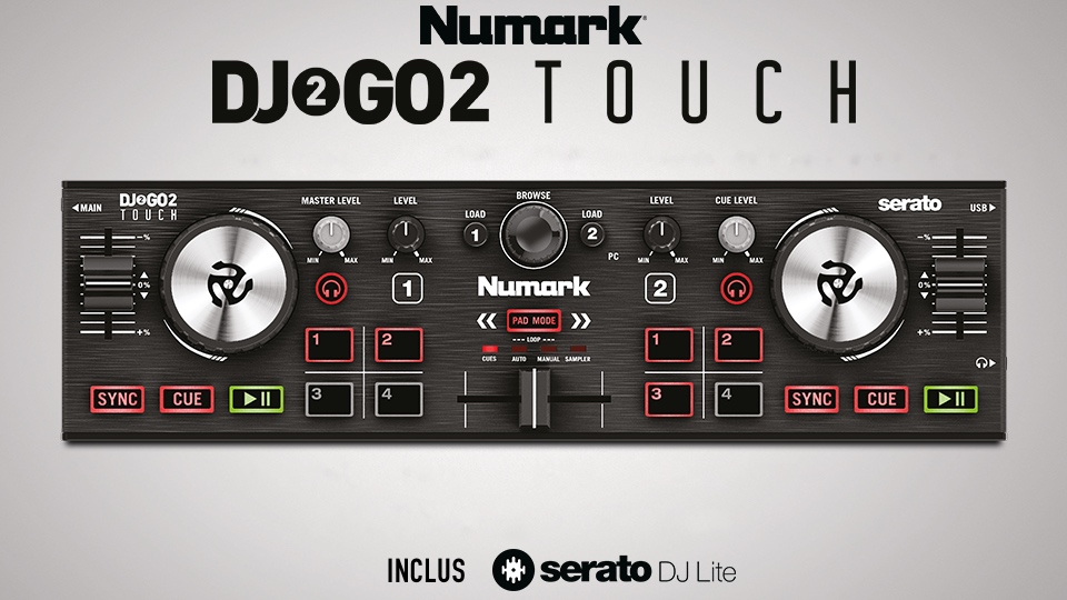 Numark DJ2GO2 Touch banner