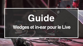 wedges et in ear pour le live