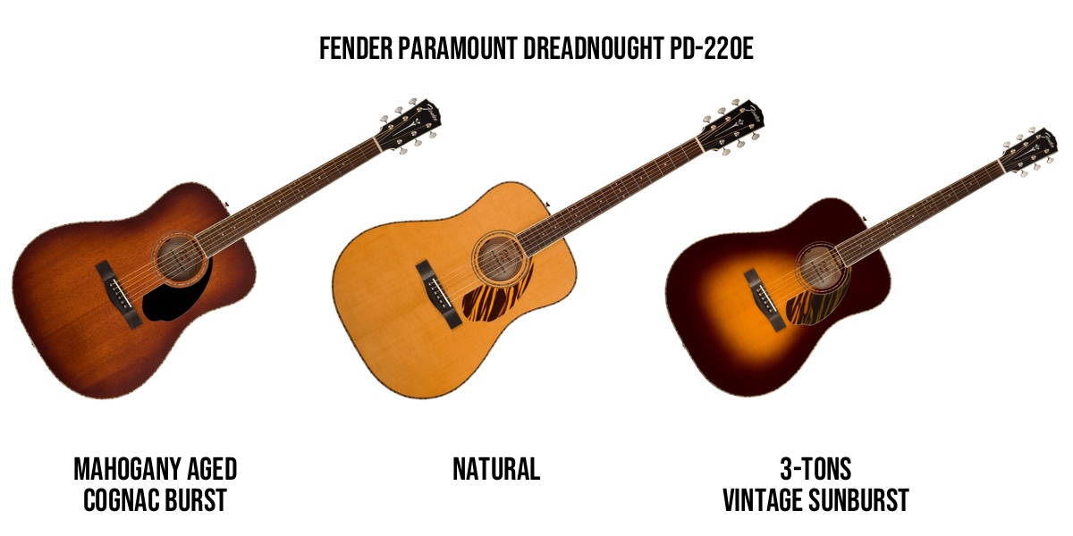 Fender Paramount dreadnought series