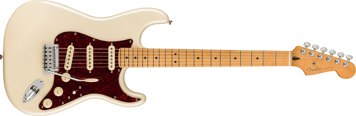 fender player plus strat Olympic pearl