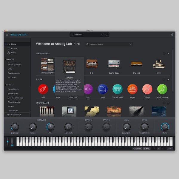 Arturia Keystep mk2 logiciels