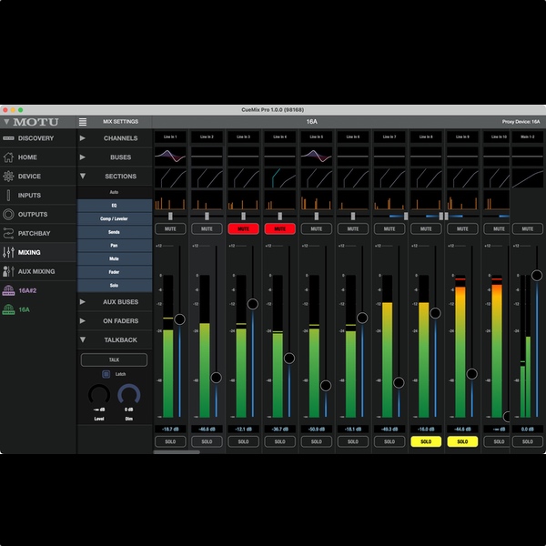 Motu 16A Table de mixage