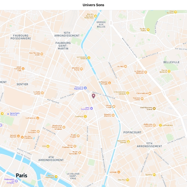 Plan Univers Sons