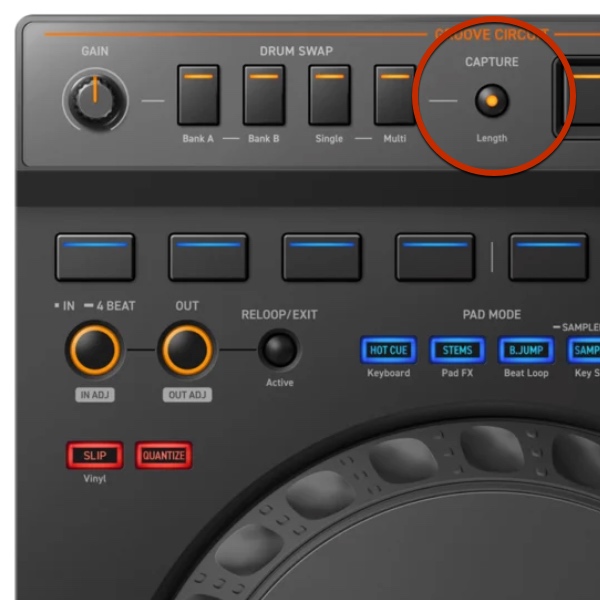 Capture controleur DDJ GRV6