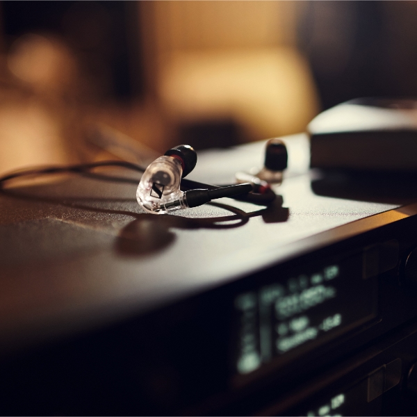Ecouteurs in ear sur scene